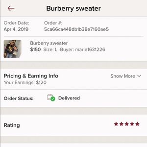 Burberry sweater